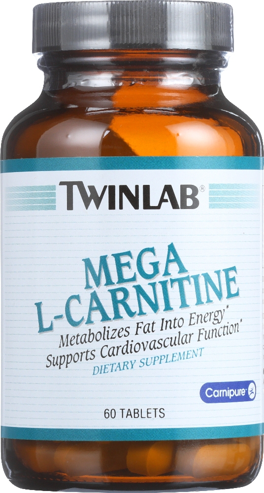 TWINLAB: Mega L-Carnitine 500 mg, 60 tablets