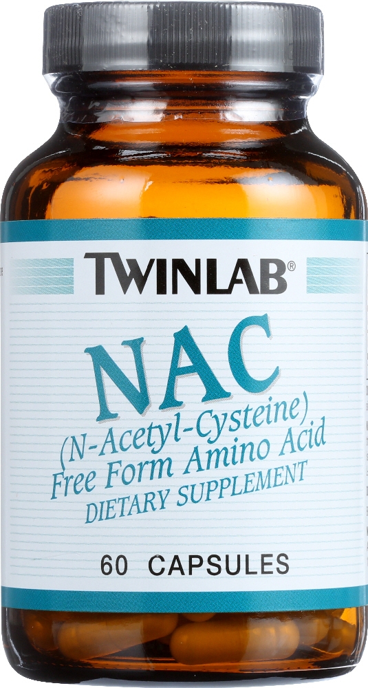 TWINLAB: NAC N-Acetyl Cysteine 600 mg, 60 capsules