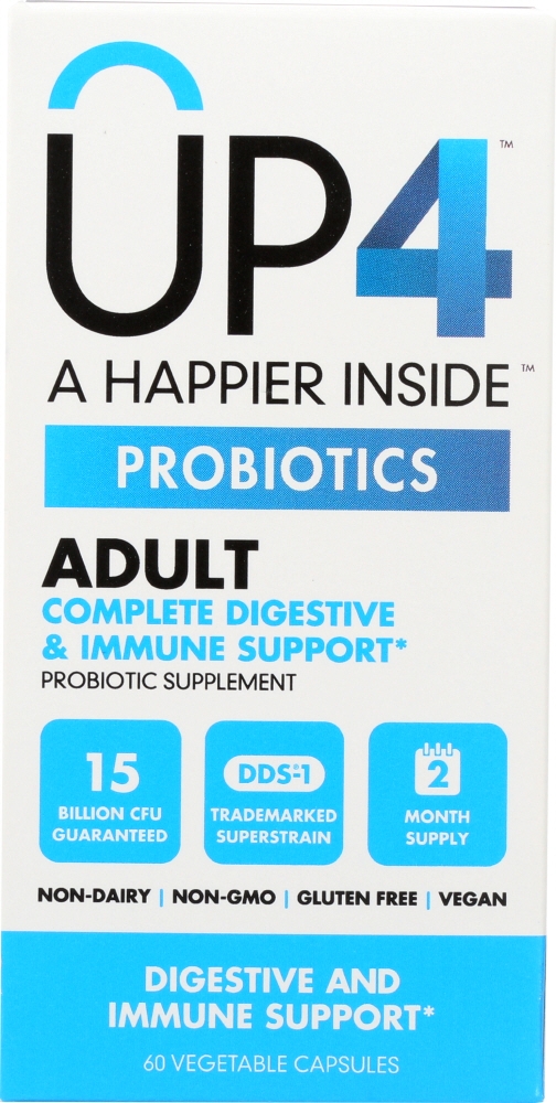 UP4: Probiotics with DDS -1 Adult Capsules, 60 caps