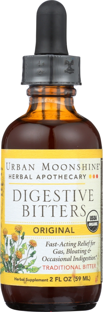 URBAN MOONSHINE: Dropper Digestive Bitters Original, 2 oz