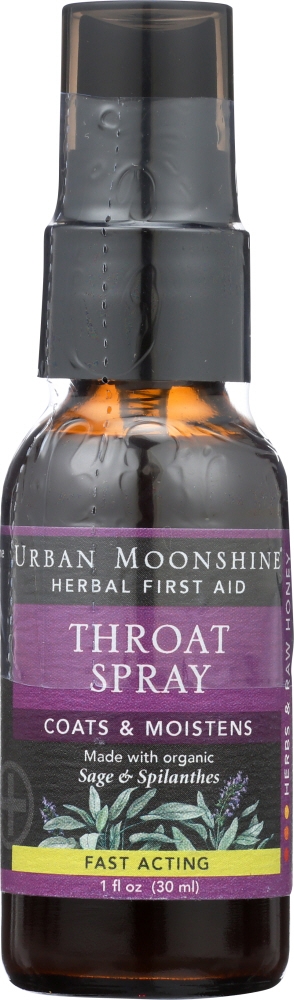 URBAN MOONSHINE: Throat Spray, 1 fl oz