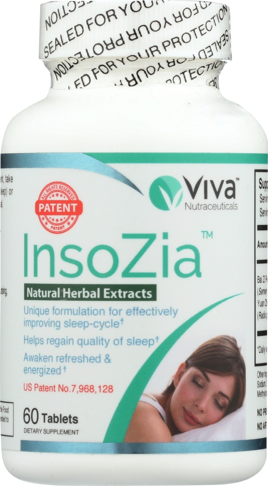 VIVA NUTRACEUTICALS: Sleep Aid Insozia, 60 tablets