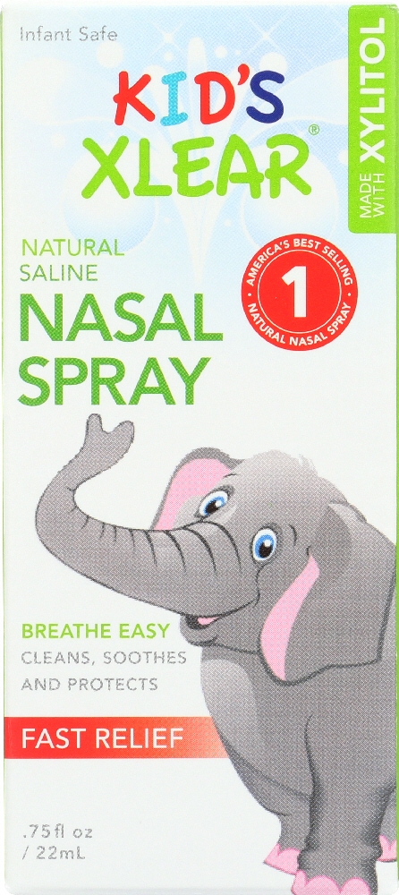 XLEARDENT: Kid�S Saline Nasal Spray With Xylitol, 0.75 oz