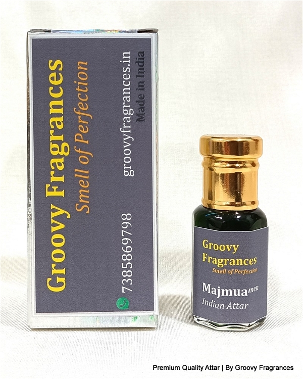 Groovy Fragrances Majmua Long Lasting Perfume Roll-On Attar | Indian Natural Attar | Alcohol Free by Groovy Fragrances - 6ML