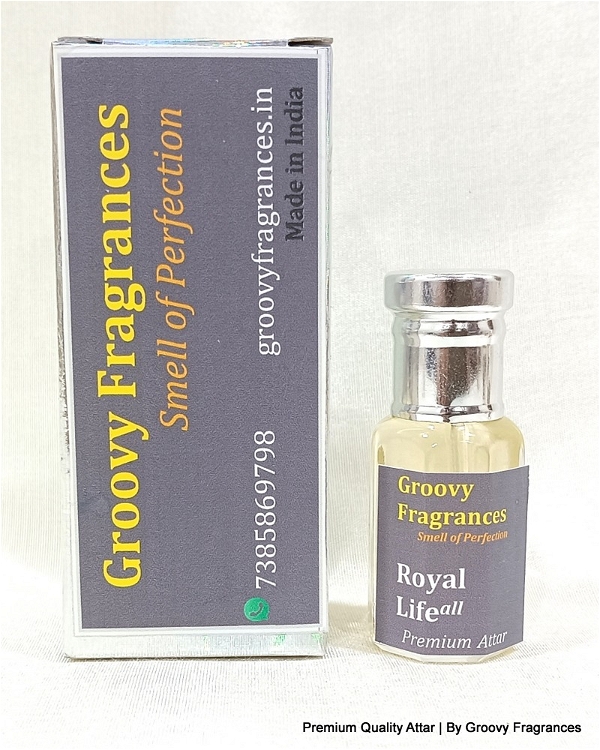 Groovy Fragrances Royal Life Long Lasting Perfume Roll-On Attar | Unisex | Alcohol Free by Groovy Fragrances - 6ML