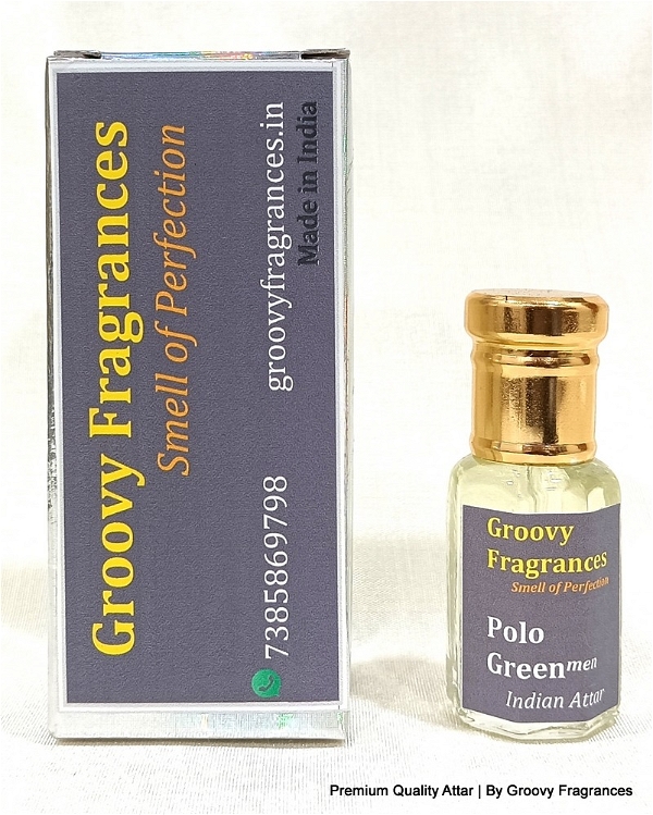 Groovy Fragrances Polo Green Long Lasting Perfume Roll-On Attar | For Men | Alcohol Free by Groovy Fragrances - 6ML
