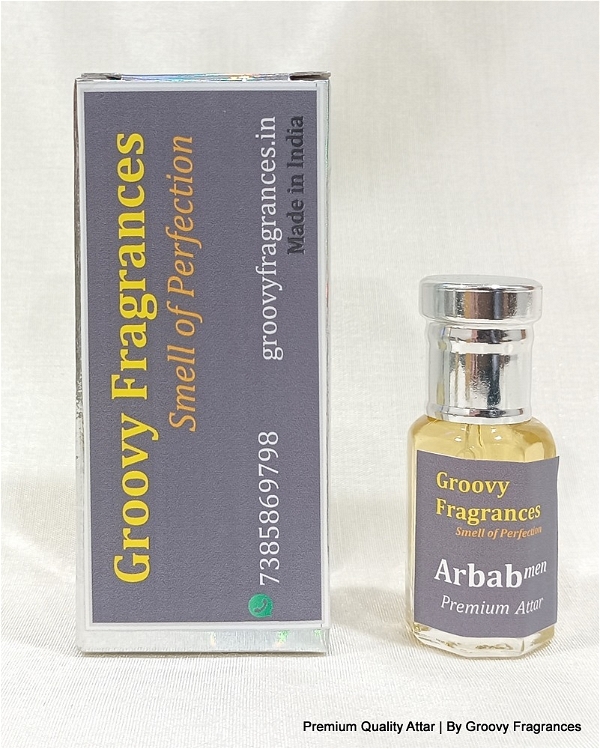 Groovy Fragrances Arbab Long Lasting Perfume Roll-On Attar | For Men | Alcohol Free by Groovy Fragrances - 6ML