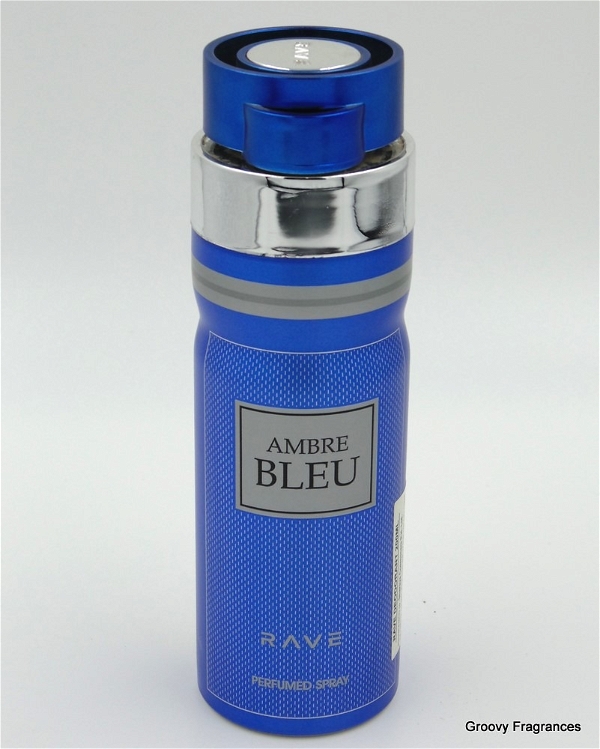 Rave RAVE AMBRE BLUE Perfumed Body Spray For Men (200ML, Pack of 1) - 200ML