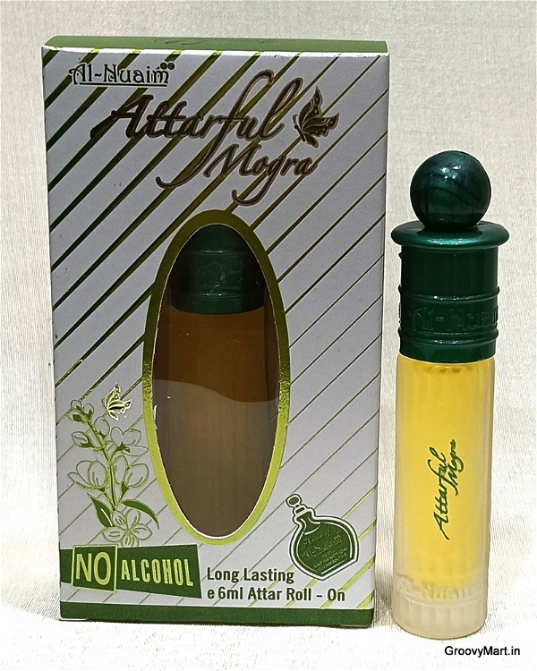 Al Nuaim al nuaim attarful mogra perfume roll-on attar free from alcohol - 6ML