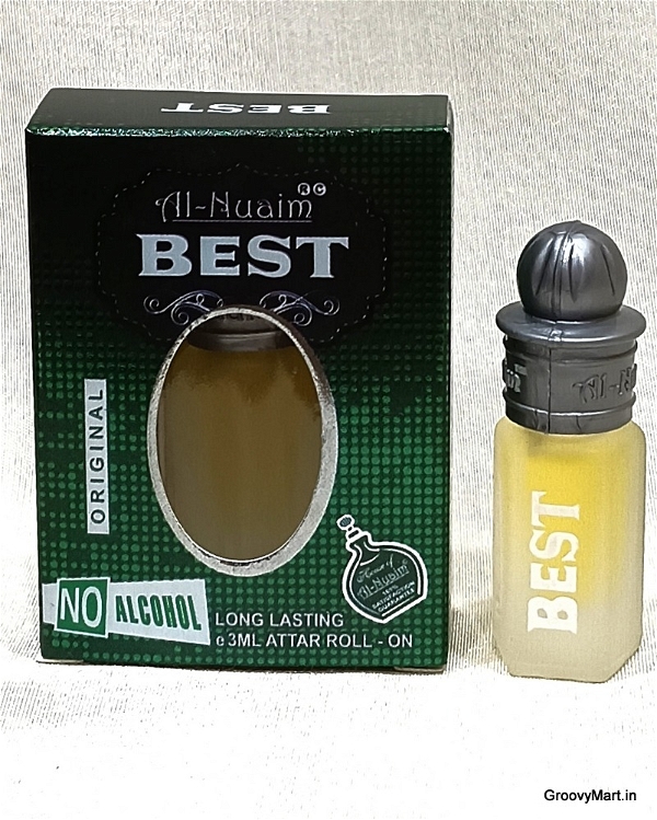 Al Nuaim best perfume roll-on attar free from alcohol - 3ML