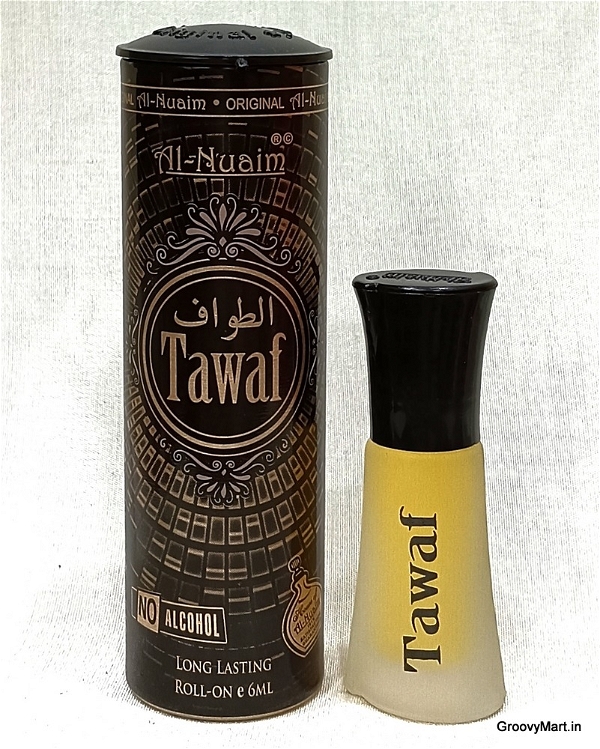 Al Nuaim tawaf perfume roll-on attar free from alcohol round gift pack - 6ML