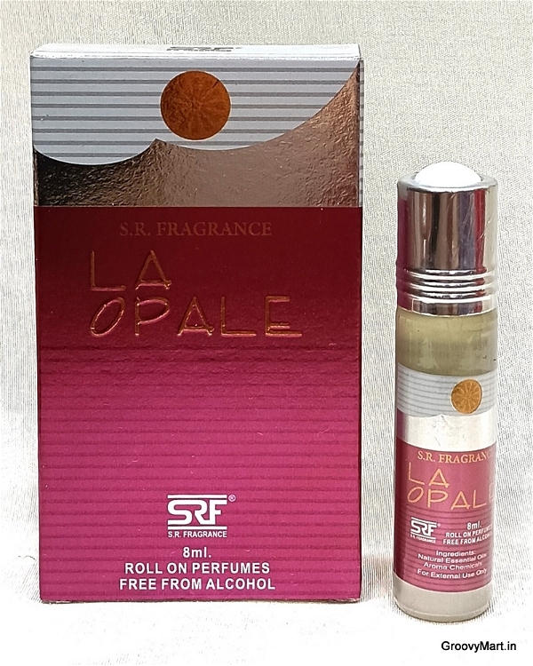 SRF srf la opale perfume roll-on attar free from alcohol - 6ML