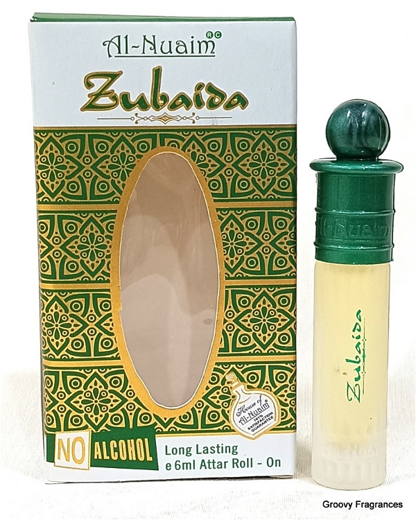 Al Nuaim Zubaida Perfume Roll-On Attar Free from ALCOHOL - 6ML