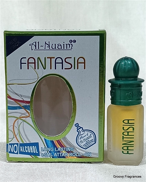 Al Nuaim Fantasia Perfume Roll-On Attar Free from ALCOHOL - 3ML