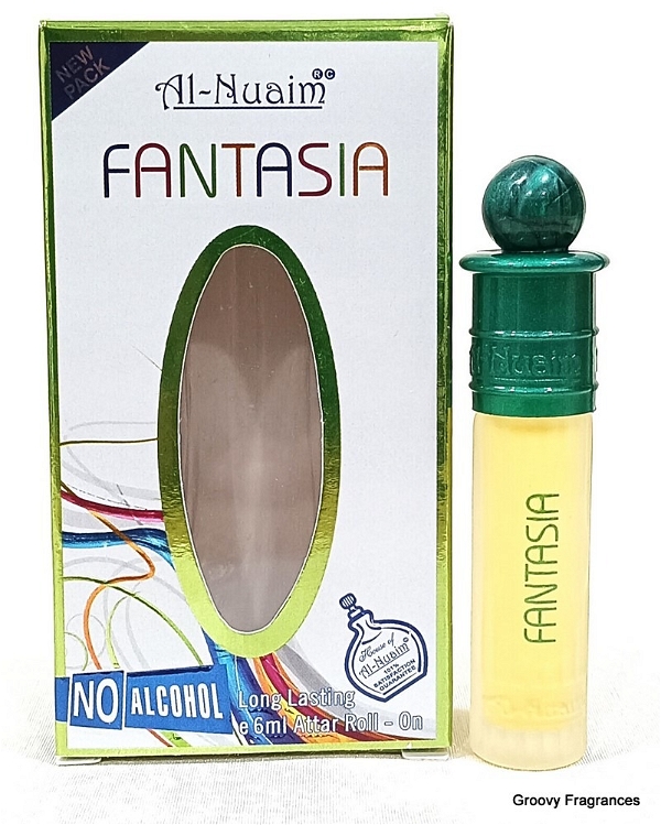 Al Nuaim Fantasia Perfume Roll-On Attar Free from ALCOHOL - 6ML