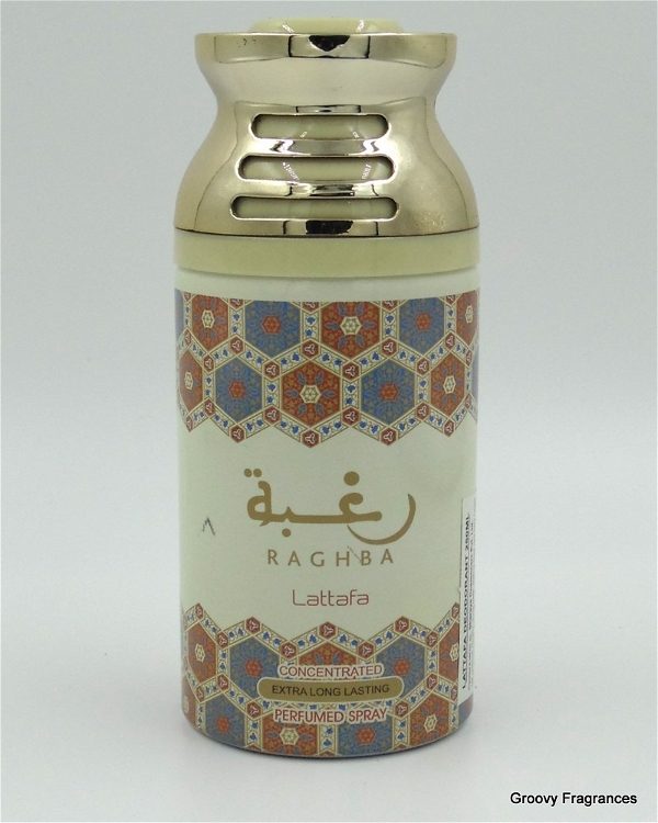 Lattafa RAGHBA Long Lasting Perfumed Spray | Alcohol Free - 250ML