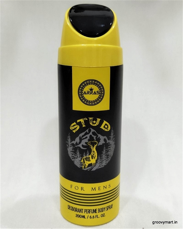 Arras stud deodorant body spray refreshing long lasting deo for men - 200ML