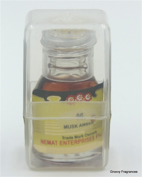 Nemat 96 Original MUSK AMBER Perfume Roll-On Attar Free from ALCOHOL - 2.5ML
