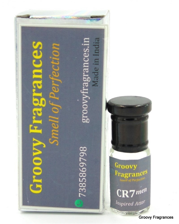 Groovy Fragrances CR7 Long Lasting Perfume Roll-On Attar | For Men | Alcohol Free by Groovy Fragrances - 3ML