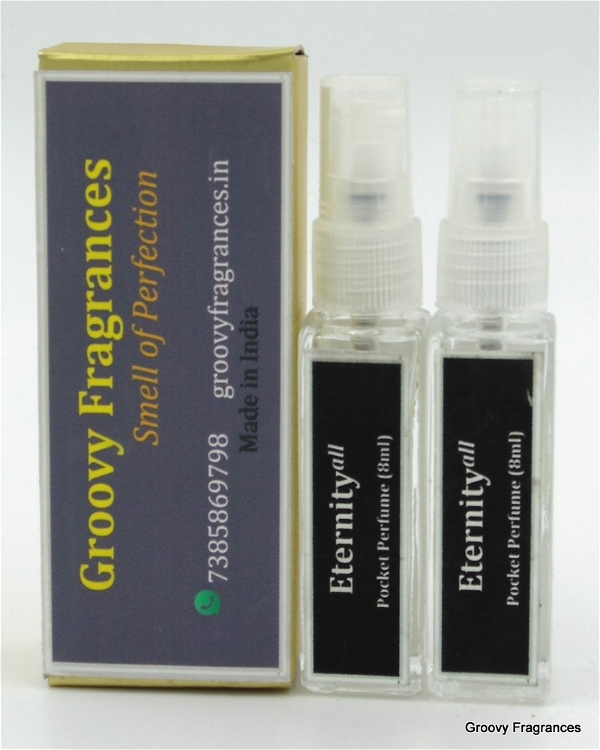 Groovy Fragrances Eterna Long Lasting Pocket Perfume 8ML (Pack of 2) | Unisex | By Groovy Fragrances - 8ML