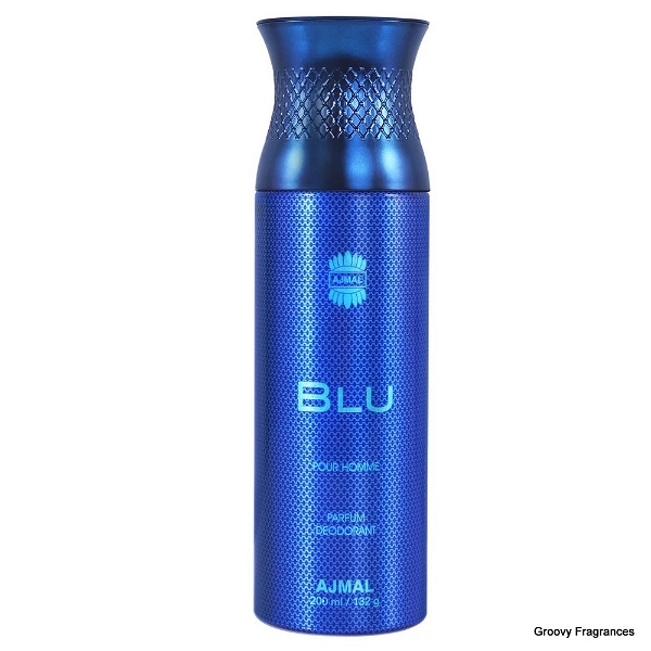 Ajmal Blu Pour Homme Parfum Deodorant | Men | Alcohol Free - 200ML