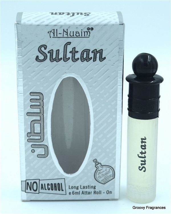Al Nuaim Sultan Perfume Roll-On Attar Free from ALCOHOL - 6ML