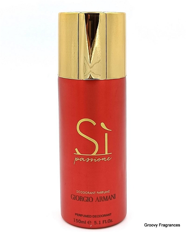 Imported SI Passione Deodorant Perfume Giorgio Armani Perfumed DEODORANT Body Spray (150ml, Pack of 1) - 150ML
