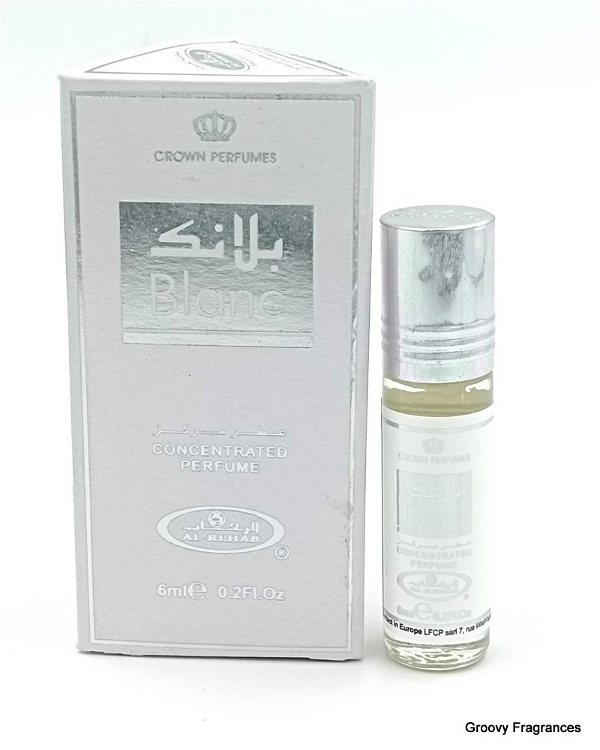 Al Rehab Blanc Crown Perfumes Roll-On Attar Free from ALCOHOL - 6ML