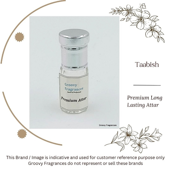 Groovy Fragrances Taabish Long Lasting Perfume Roll-On Attar | For Men | Alcohol Free - 3ML