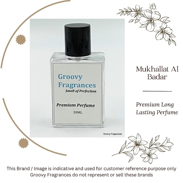 Groovy Fragrances Mukhallat Al Badar Long Lasting Perfume 30ML | For Men - 30ML