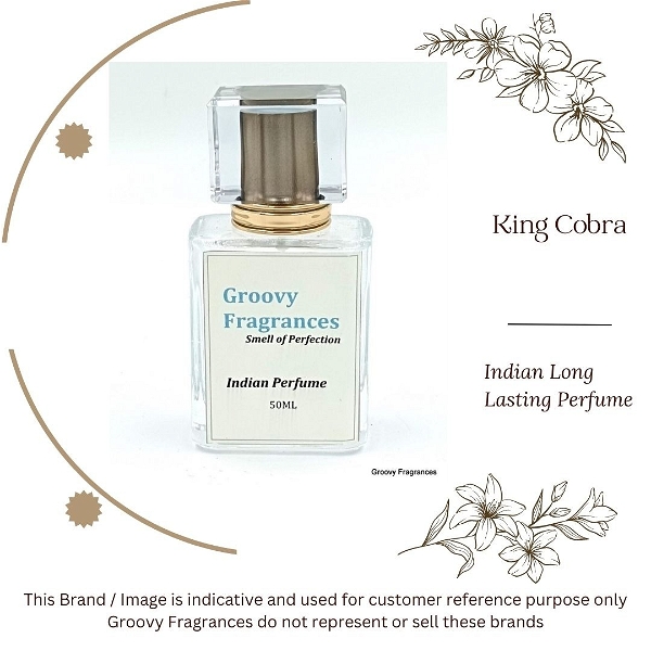 Groovy Fragrances King Cobra Long Lasting Perfume 50ML | For Men - 50ML