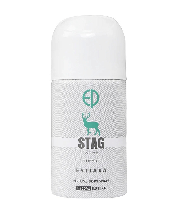 Estiara STAG White Perfume Body Spray - For Men  (250 ml) - 250ML