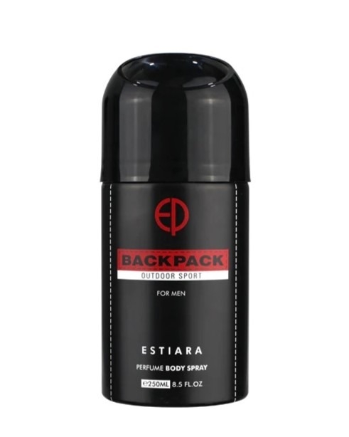 Estiara BACKPACK Outdoor Sport Perfume Body Spray - For Men (250 ml) - 250ML