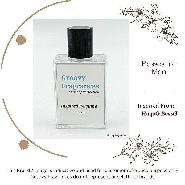 Groovy Fragrances Bosses for Men by Long Lasting Perfume | Bu Groovy Fragrances - 30ML
