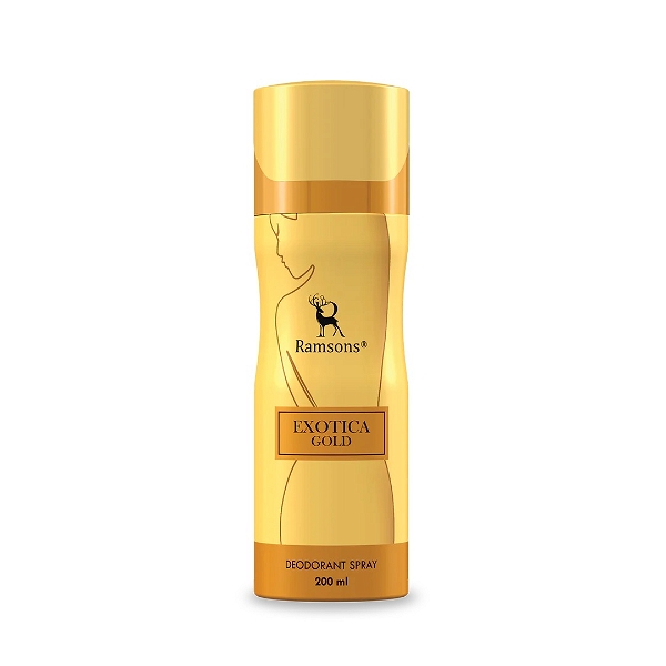 Ramsons Exotic Gold Deodorant Spray - For Women - 200ML