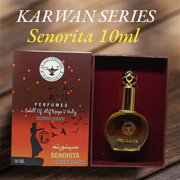 Al Alif SENORITA Karwan Series Perfume Roll-On Attar| For Women - 10ML