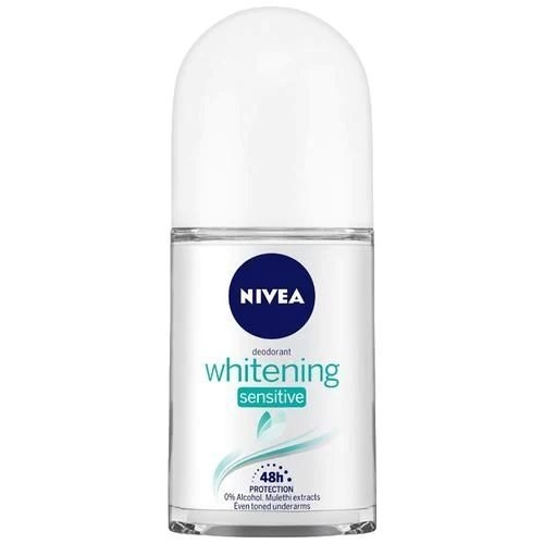 NIVEA Whitening Sensitive Skin Deodorant Roll-on - For Women - 50ml
