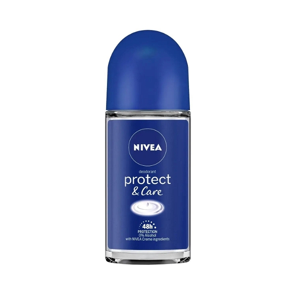 NIVEA Protect & Care Deodorant Roll-on - For Women - 50ml