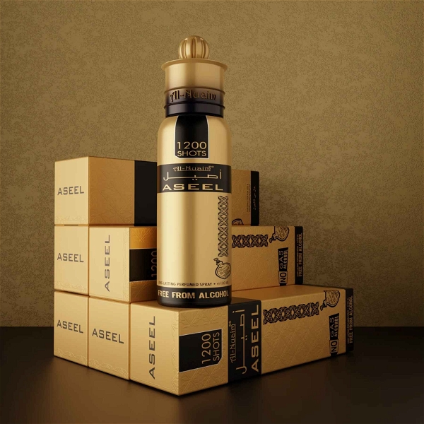 Al Nuaim ASEEL Long Lasting Perfume Spray | Alcohol Free - 100ML