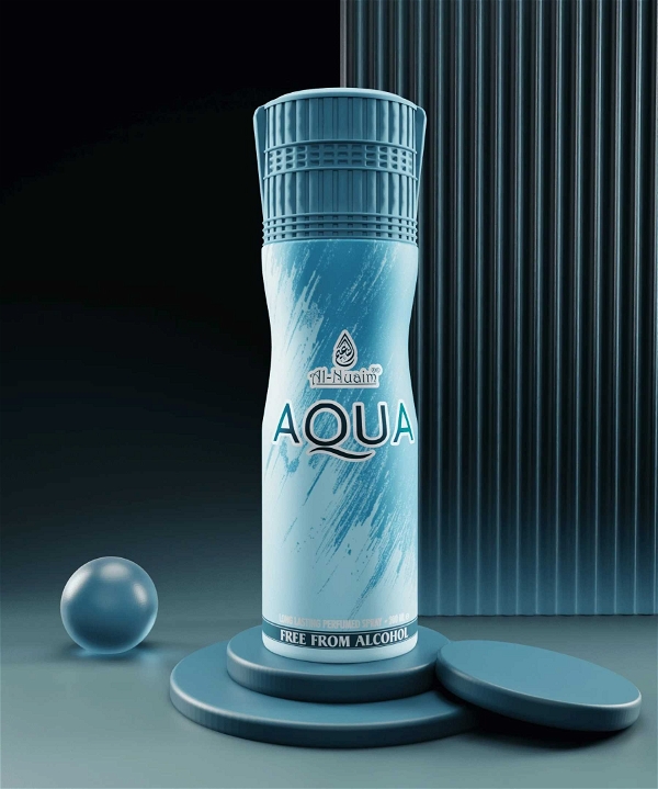 Al Nuaim Aqua Long Lasting Perfume Spray | Alcohol Free - 200ML