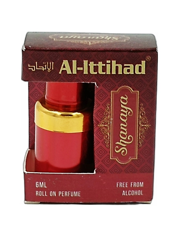 Al Ittihad Shanaya Perfume Roll-On Attar Free from ALCOHOL - 6ML