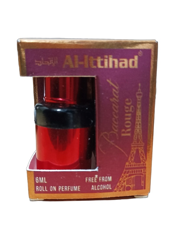Al Ittihad Baccarat Rouge Perfume Roll-On Attar Free from ALCOHOL - 6ML