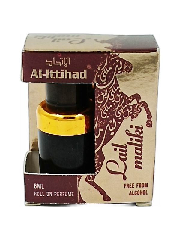 Al Ittihad Lail Maliki Perfume Roll-On Attar Free from ALCOHOL - 6ML