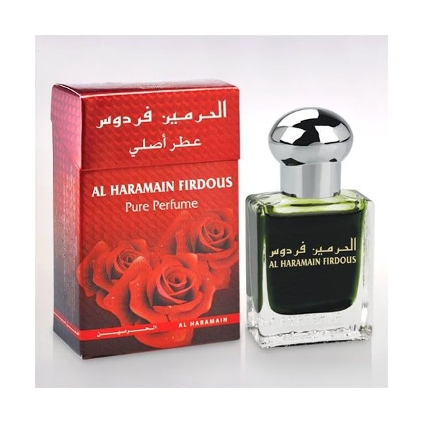 Al Haramain FIRDOUS Perfume Roll-On Attar Free from ALCOHOL - 15ML