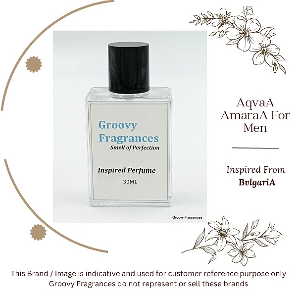 Groovy Fragrances AqvaA AmaraA By BvlgariA FordA Long Lasting Perfume| For Men - 30ML