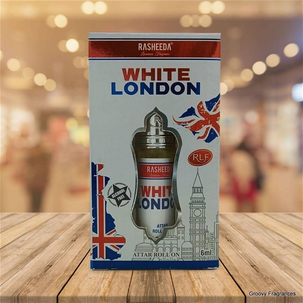 Rasheeda White London Perfume Roll-On Attar Free from ALCOHOL - 6ML
