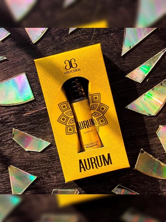 Arochem aurum pure perfume roll-on attar free from alcohol - 6ML