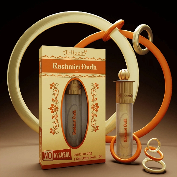 Al Nuaim kashmiri oudh perfume roll-on attar free from alcohol - 6ML