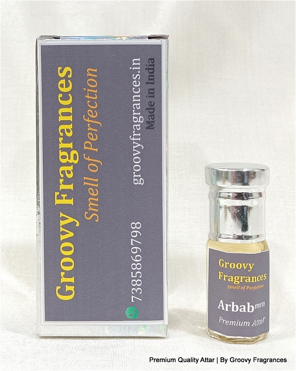 Groovy Fragrances Arbab Long Lasting Perfume Roll-On Attar | For Men | Alcohol Free by Groovy Fragrances - 3ML