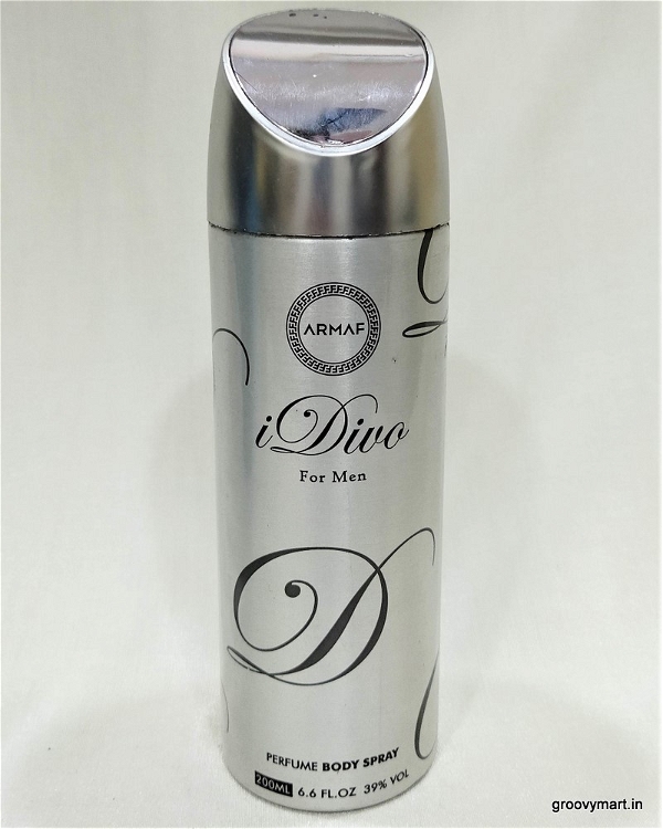 Body Spray's armaf i-divo perfume body spray refreshing long lasting deodorant for men (200 ml, pack of 1) - 200ML